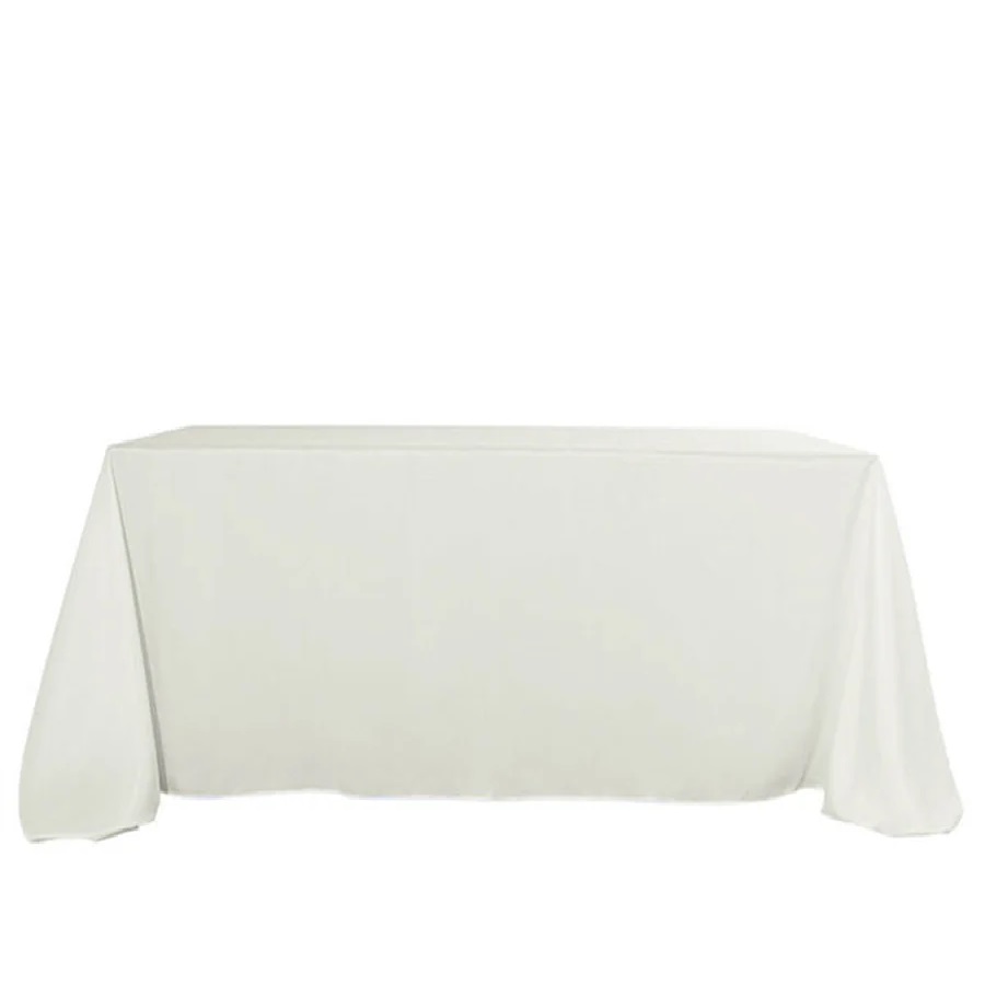 Ecru Ivory Rectangle Tablecloth